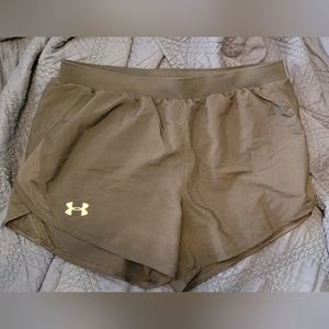 UA heat gear running shorts, BLACK,  Size medium